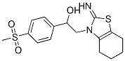 4,5,6,7-tetrahydro-2-imino-alpha-(p-mesylphenyl)benzothiazoline-3-ethanol  结构式