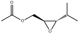 Oxiranemethanol,3-(1-methylethyl)-,acetate,(2S-trans)-(9CI) 结构式