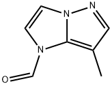 1H-Imidazo[1,2-b]pyrazole-1-carboxaldehyde, 7-methyl- (9CI) 结构式