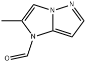 1H-Imidazo[1,2-b]pyrazole-1-carboxaldehyde, 2-methyl- (9CI) 结构式