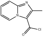 2-甲基咪唑并[1,2-A]吡啶-3-甲酰氯 结构式