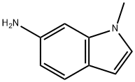1-甲基-6-氨基吲哚 结构式