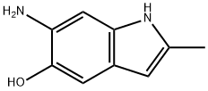 1H-Indol-5-ol,  6-amino-2-methyl- 结构式