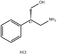 (S)-3-氨基-2-苯基丙烷-1-醇盐酸盐 结构式