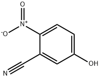 2-硝基-5-羟基苯甲腈 结构式