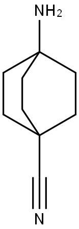 4-氨基双环[2.2.2]辛烷-1-甲腈 结构式