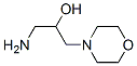 1-氨基-3-吗啉-4-基-2-丙醇 结构式