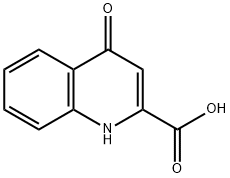 1,4-二氢-4-氧代喹啉-2-羧酸 结构式