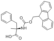 FMOC-ALPHA-甲基-L-苯丙氨酸 结构式