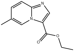 IMidazo[1,2-a]pyridine-3-carboxylic acid, 6-Methyl-, ethyl ester 结构式