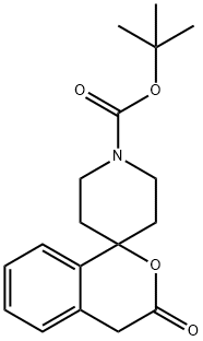 tert-butyl 3-oxospiro[isochroman-1,4'-piperidine]-1'-carboxylate 结构式