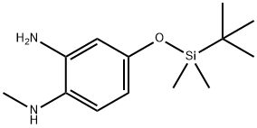 4-(tert-butyldimethylsilyloxy)-n1-methylbenzene-1,2-diamine 结构式