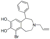 3-allyl-6-bromo-7,8-dihydroxy-1-phenyl-2,3,4,5-tetrahydro-1H-3-benzazepine 结构式