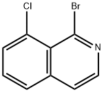 1-broMo-8-chloroisoquinoline 结构式