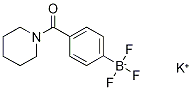 4-(1-哌啶基羰基)苯基三氟硼酸钾 结构式