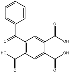 苯甲酮-2,4,5-三羧酸 结构式
