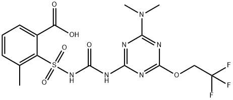 氟胺磺隆(酸) 结构式