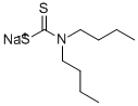二正丁基二硫代氨基甲酸钠 结构式