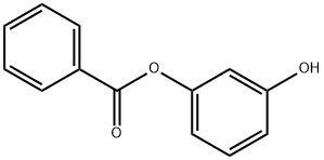 1,3-苯二酚单苯甲酸酯 结构式