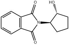 2-[(1R,2R)-2-Hydroxycyclopentyl]-isoindole-1,3-dione 结构式