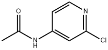 4-乙酰氨基-2-氯吡啶 结构式