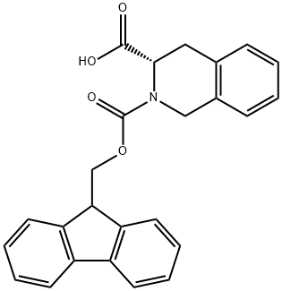 N-FMOC-L-1,2,3,4-四羟基异喹啉-3-甲酸 结构式