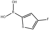 (4-氟噻吩-2-基)硼酸 结构式