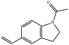 1H-Indole,  1-acetyl-5-ethenyl-2,3-dihydro-  (9CI) 结构式