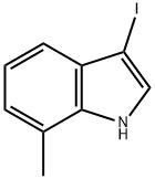 1H-Indole, 3-iodo-7-Methyl- 结构式