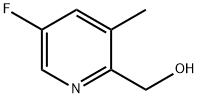 (5-氟-3-甲基吡啶-2-基)甲醇 结构式