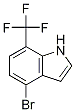 4-溴-7-(三氟甲基)-1H-吲哚 结构式
