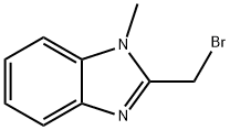 2-(溴甲基)-1-甲基-1H-苯并咪唑 结构式