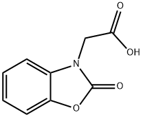 (2-氧代-1,3-苯并恶唑-3(2H)-基)乙酸 结构式