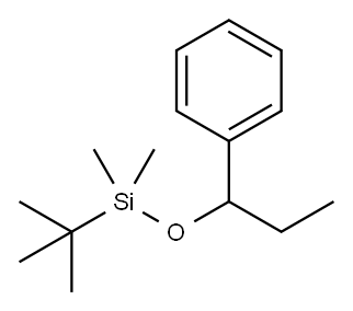 Silane, (1,1-dimethylethyl)dimethyl(1-phenylpropoxy)- 结构式