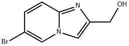 (6-溴咪唑并[1,2-A]吡啶-2-基)甲醇 结构式