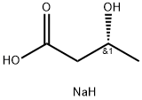 (R)-(-)-3-羟基丁酸钠盐 结构式