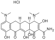 盐酸米诺环素 结构式