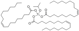 异丙基三油酸酰氧基钛酸酯 结构式