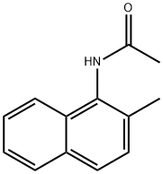 AcetaMide, N-(2-Methyl-1-naphthalenyl)- 结构式