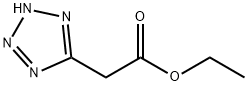 1H-四唑-5-乙酸乙酯 结构式