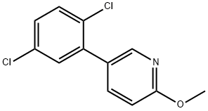 5-(2,5-二氯苯基)-2-甲氧基吡啶 结构式