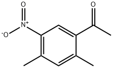 1-(2,4-二甲基-5-硝基苯基)乙酮 结构式
