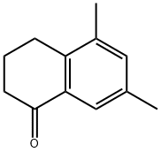 5,7-二甲基-3,4-二氢-2H-1-萘酮 结构式