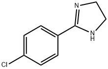 2-(4-氯苯基)-4,5-二氢-1H-咪唑 结构式