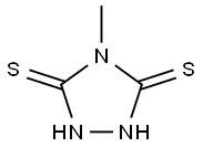 4-甲基-4H-1,2,4-三唑-3,5-二硫醇 结构式