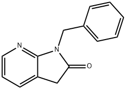 1-苄基-1H-吡咯并[2,3-B]吡啶-2(3H)-酮 结构式