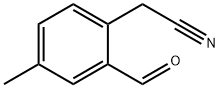 Benzeneacetonitrile, 2-formyl-4-methyl- (9CI) 结构式