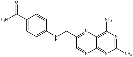 BenzaMide, 4-[[(2,4-diaMino-6-pteridinyl)Methyl]aMino]- 结构式