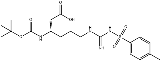 Boc-L-β-高精氨酸对甲苯磺酸盐 结构式