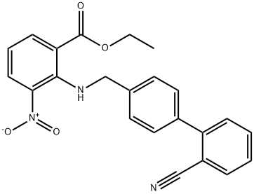 2-[[(2'-Cyano[1,1'-biphenyl]-4-yl)methyl]amino]-3-nitro-benzoicacidethylester